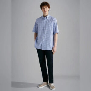 Paul & Shark Grid  Check Button-down, size 43 (approx XXL)